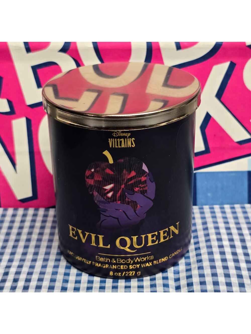 BBW Disney Villains Evil Queen Single Wick 8 oz. Candle Home Fragrance Decor